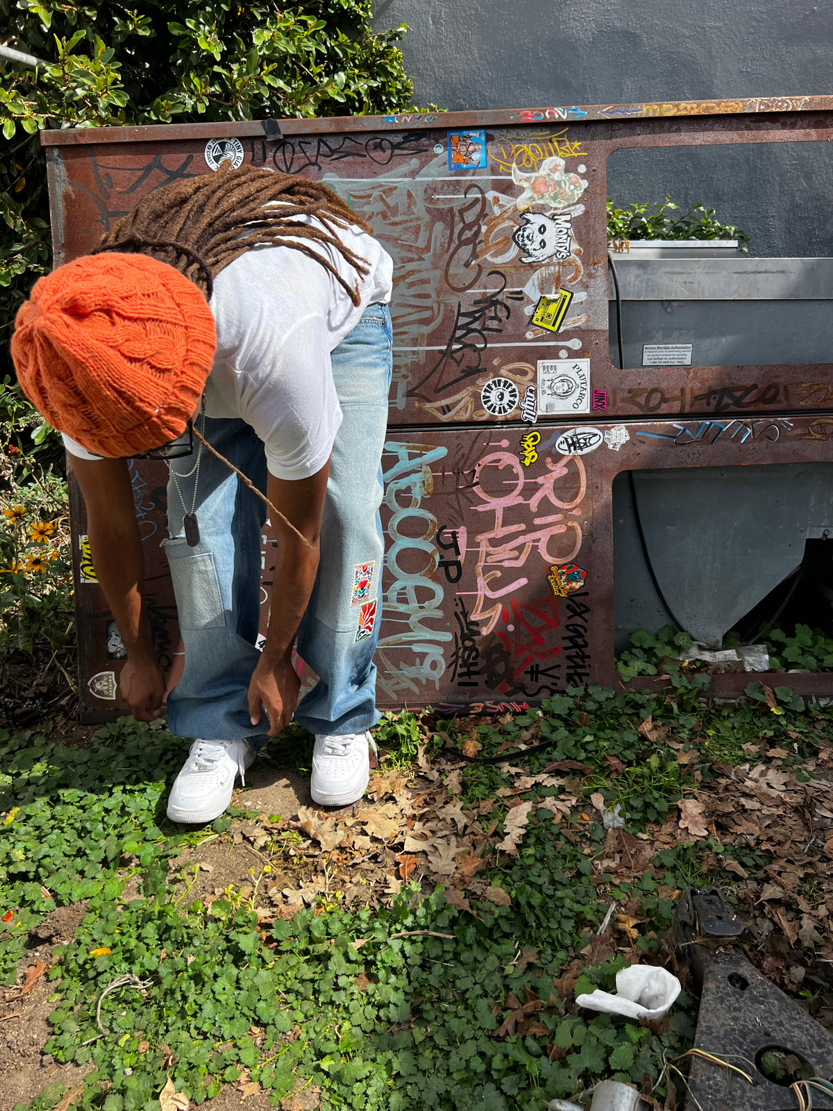 Mexican Lowtuz Poppy Plant Jeans